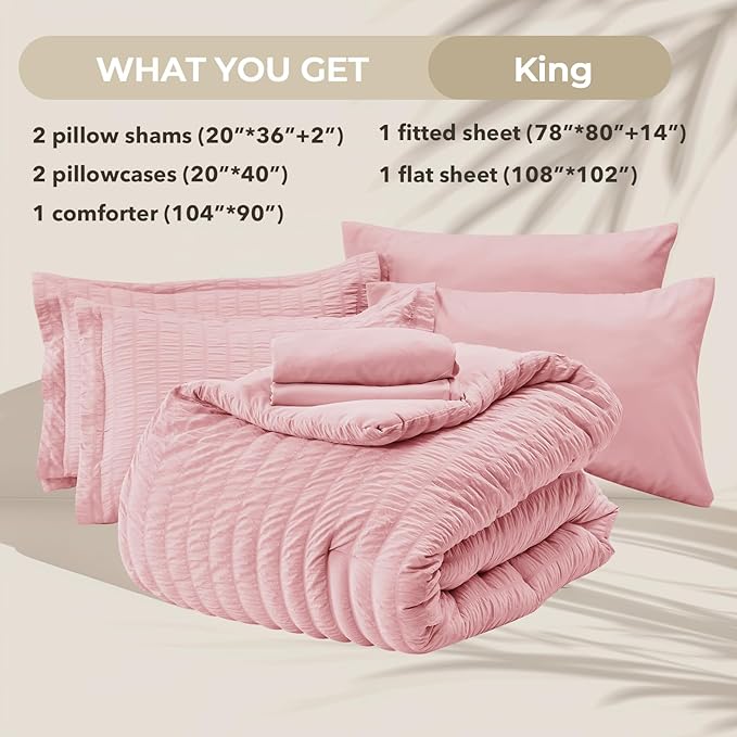 Comforter Set - King - 7 Piece