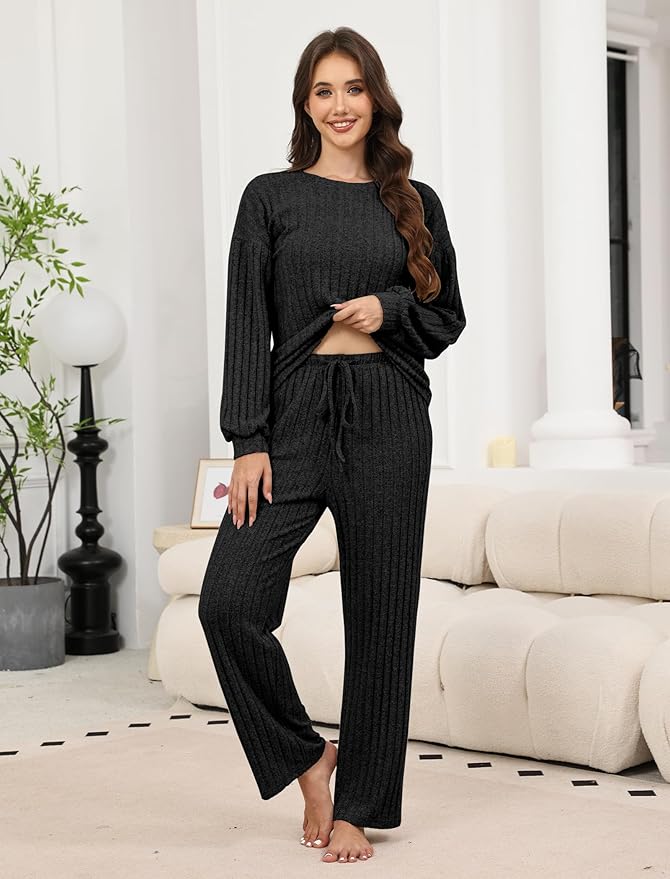 Women's Pants Pajama Set - Long Sleeve - 2 Piece