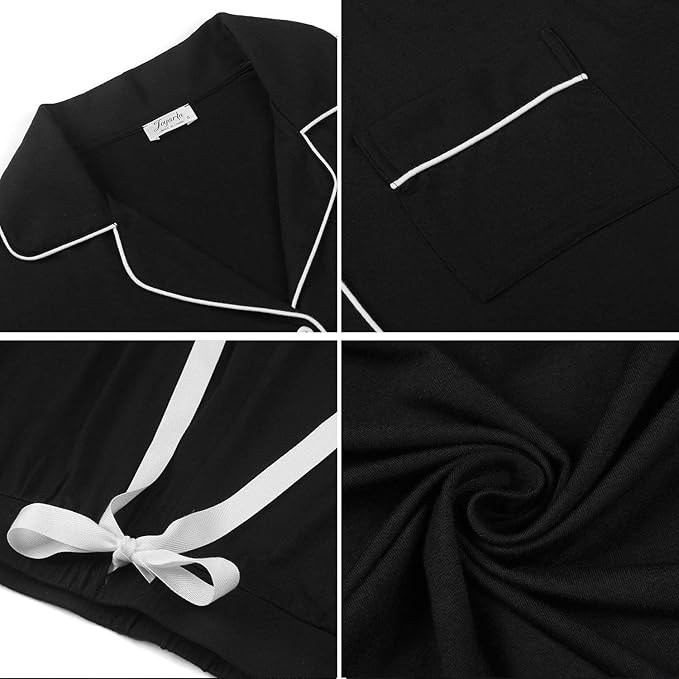Women's Bamboo Cooling Pajama Set - Long Sleeve