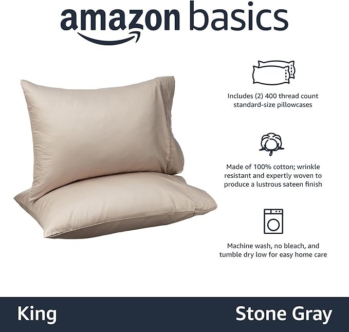 Pillowcase Set - King - 2 Piece