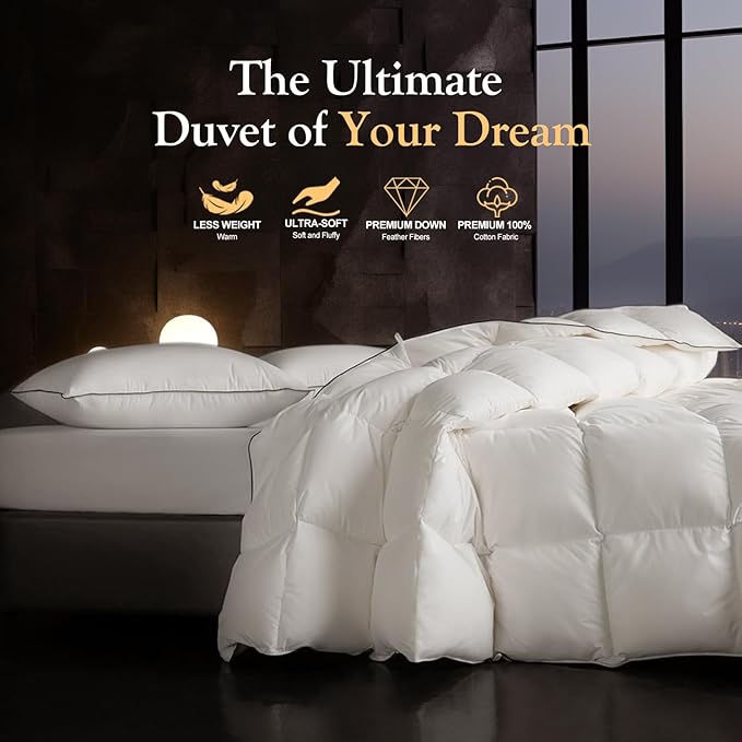 100% Cotton Duvets Down Comforter - Queen