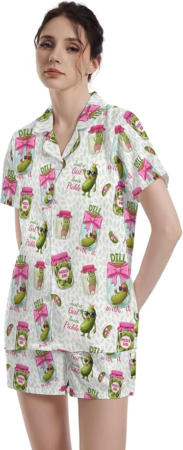 Women's Pajama Set - Short Sleeve - 2 Piece