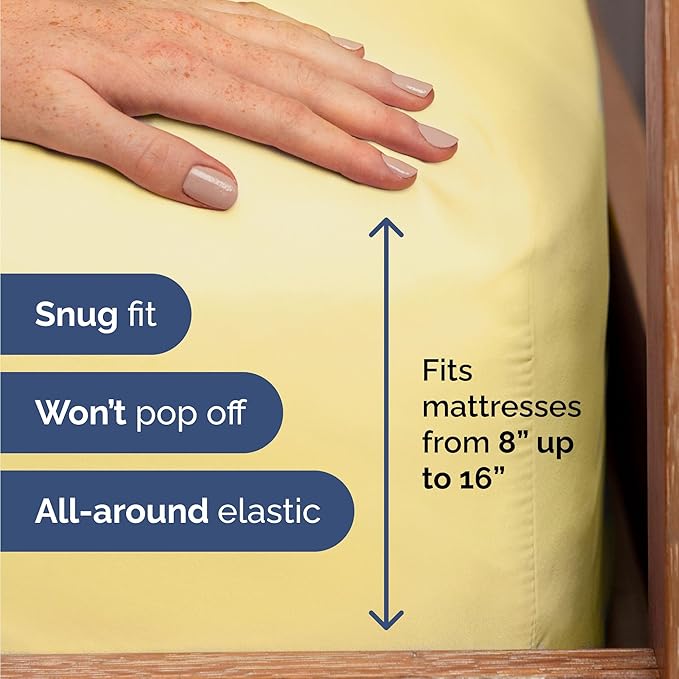 Cooling Bed Sheet Set - Twin - 3 Piece