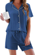 Women's Pajama Set - Short Sleeve - 2 Piece