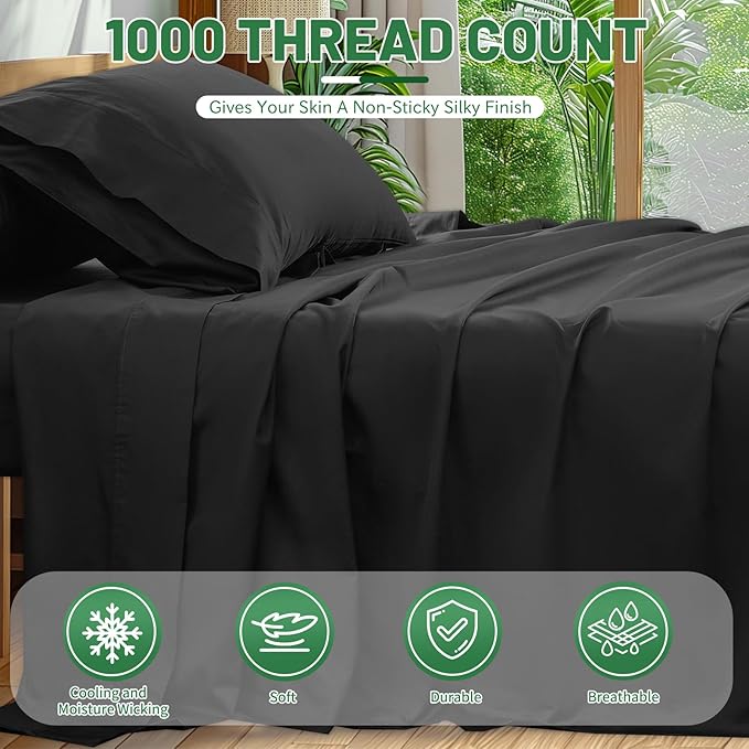 Bed Sheet Set - King - 4 Piece