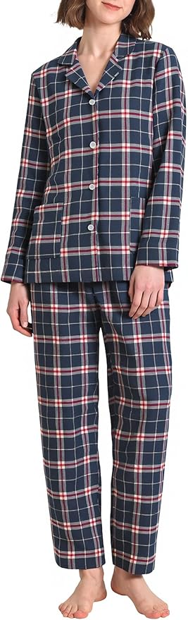Women's Flannel Pajama Set - 2 Piece