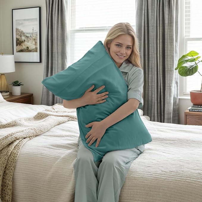 Bamboo Cooling Pillowcase Set - King - 20 x 40 in - 2 Pack - 2 Piece