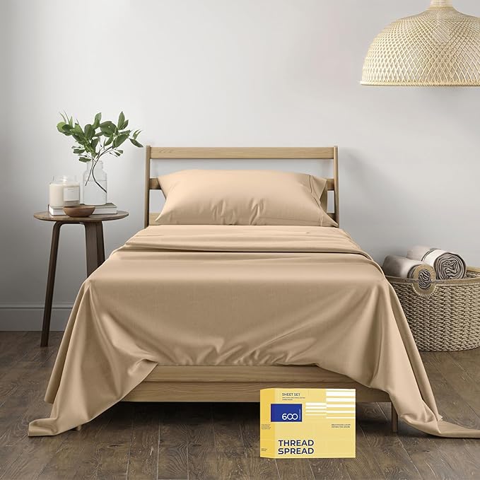 Cooling Bed Sheet Set - Twin - 16 in Deep Pocket - 3 Piece
