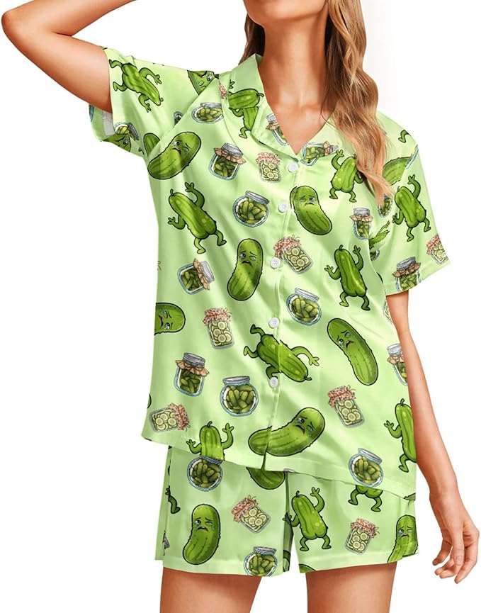 Women's Pajama Set - Short Sleeve - 2 Piece