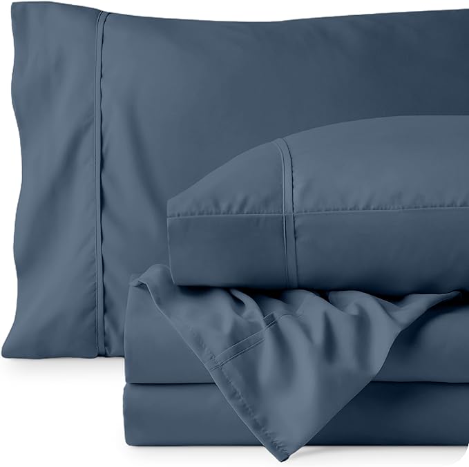 Microfiber Bed Sheet Set - Queen - 4 Piece