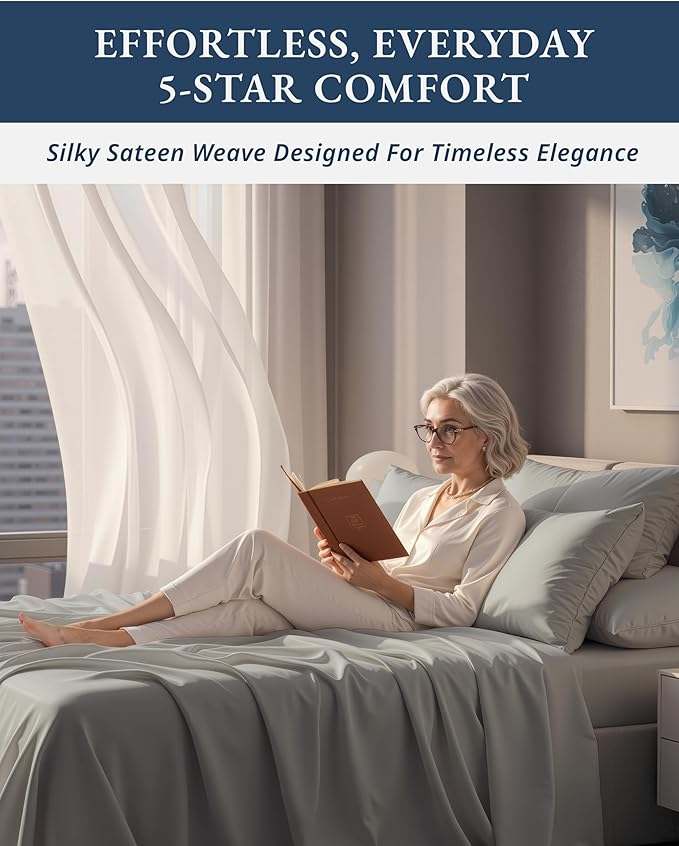 Cooling Bed Sheet Set - King - 4 Piece