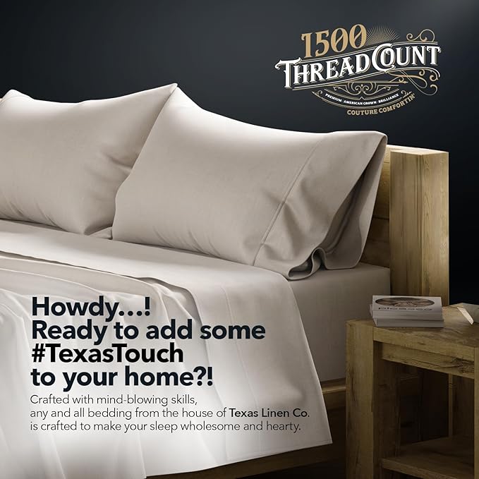 Linen Cooling Bed Sheet Set - California King - 4 Piece