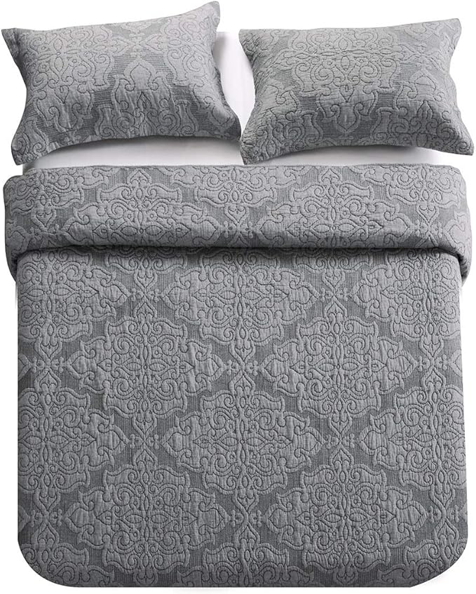 Microfiber Quilt Set - King - 3 Piece
