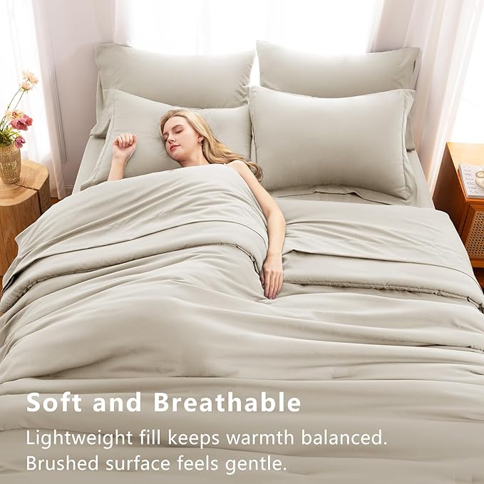 Down Alternative Comforter Set - Queen - 7 Piece