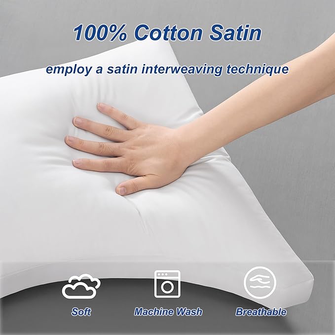 100% Cotton Bed Pillow - King