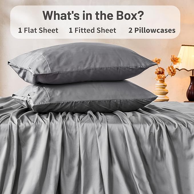 Fitted Sheet - Queen - 4 Piece