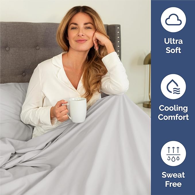 Cooling Bed Sheet Set - King - 6 Piece