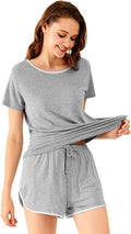 Women's Bamboo Cooling Pajama Set - Short Sleeve - 2 Piece