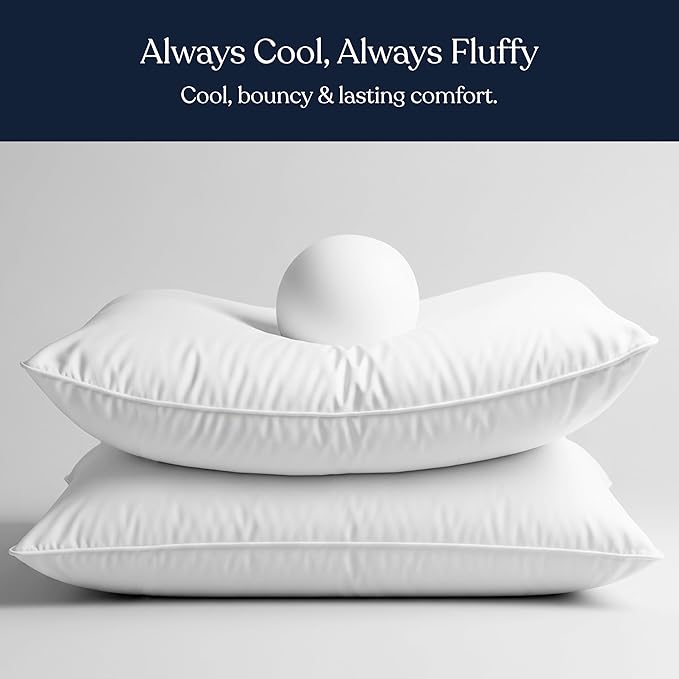 Down Alternative Hypoallergenic Bed Pillow - 2 Piece