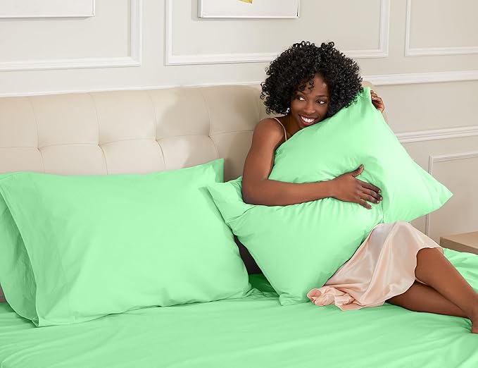 100% Cotton Pillowcase Set - King - 20 x 40 in - 2 Piece