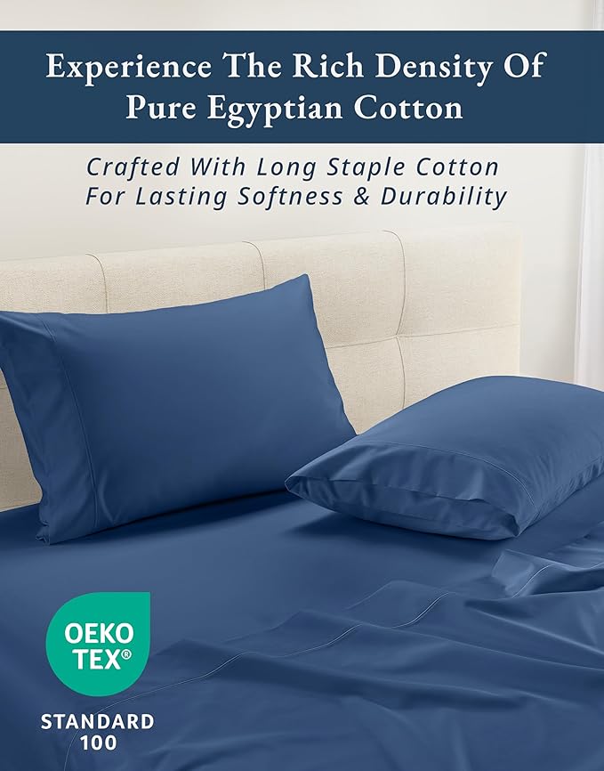 Linen Cooling Bed Sheet Set - King - 15 in Deep Pocket