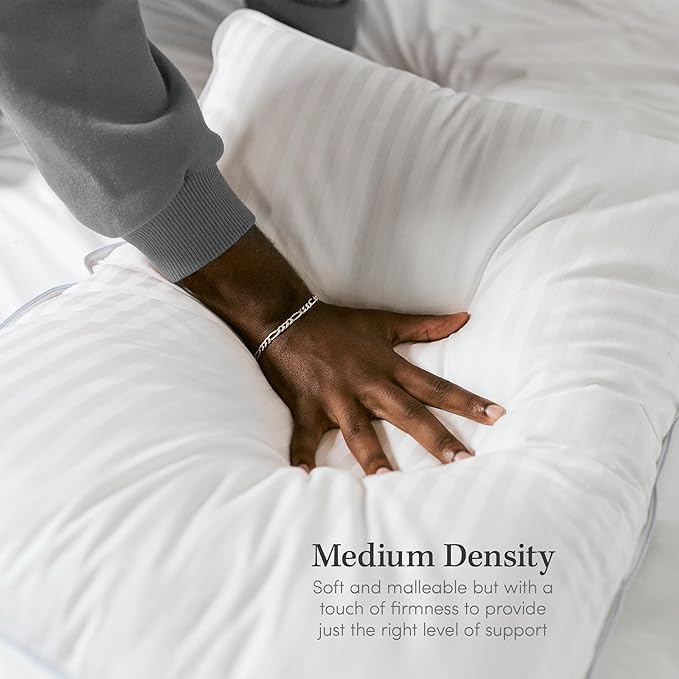 100% Cotton Bed Pillow - Queen - 2 Pack