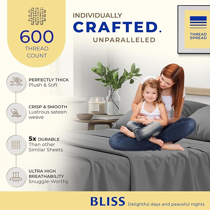 Cooling Bed Sheet Set - Full - 16 in Deep Pocket - 4 Piece
