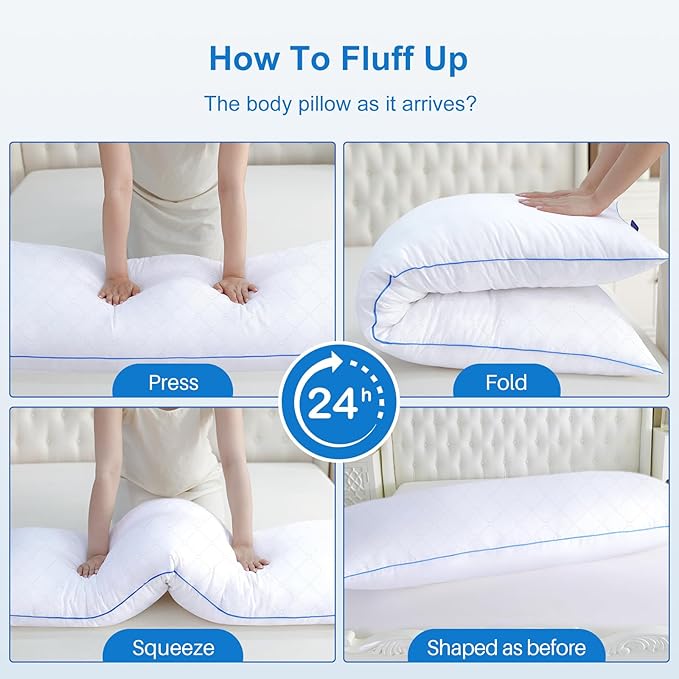 Memory Foam Body Pillow - 20 x 54 in