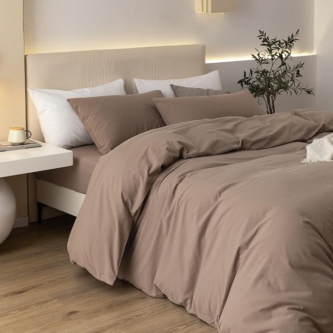 Linen Duvet Cover Set - King - 3 Piece