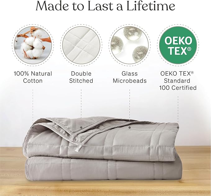 100% Cotton Weighted Blanket