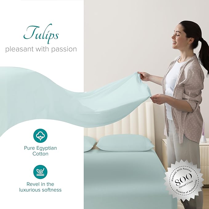 Linen Cooling Bed Sheet Set - Twin XL - 16 in Deep Pocket - 3 Piece