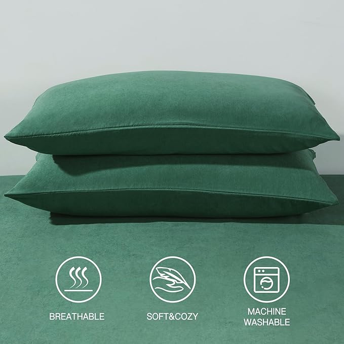 Microfiber Pillowcase Set - Queen - 20 x 30 in - 2 Pack - 2 Piece
