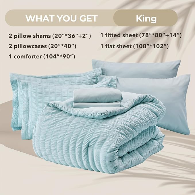 Comforter Set - King - 7 Piece