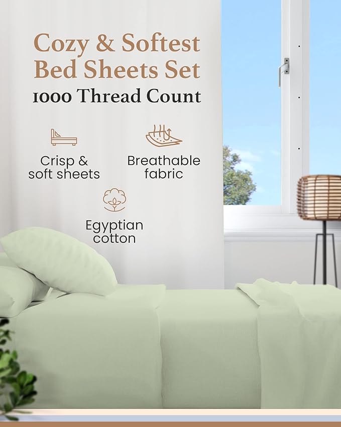 Bed Sheet Set - Twin - 16 in Deep Pocket - 4 Piece