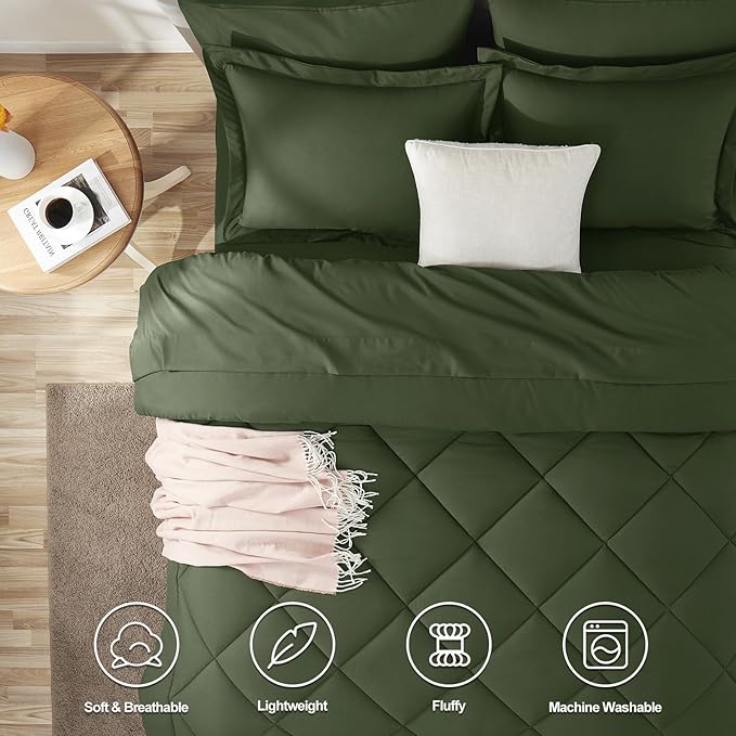 Down Alternative Comforter Set - King - 7 Piece