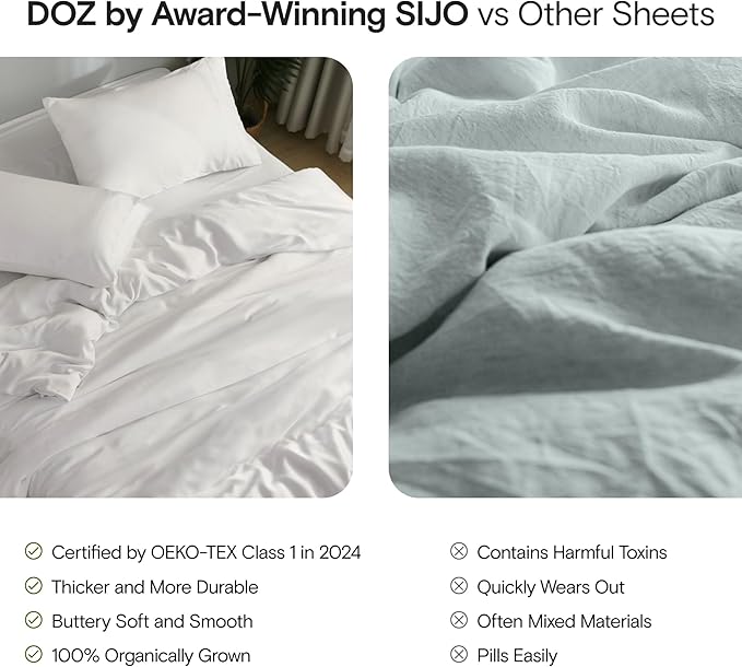 Bamboo Cooling Duvet Cover Set - Queen