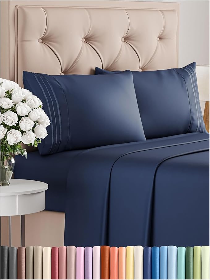 Cooling Bed Sheet Set - Full - 4 Piece