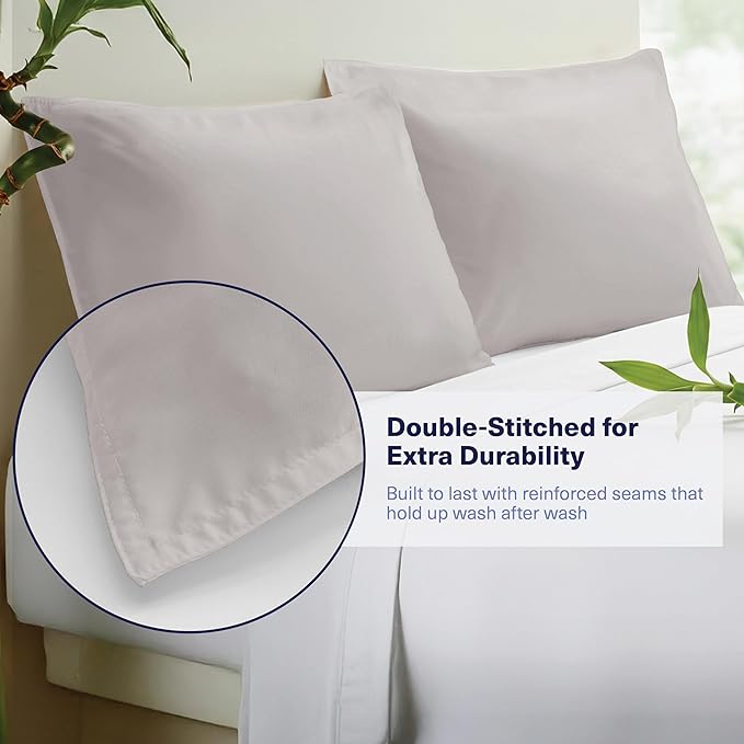 Bamboo Cooling Pillowcase Set - King - 2 Piece