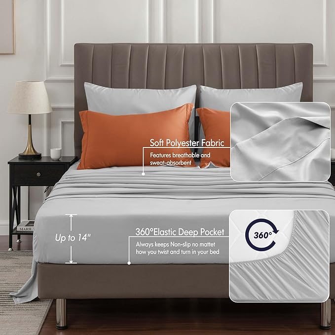 Microfiber Comforter Set - King - 7 Piece