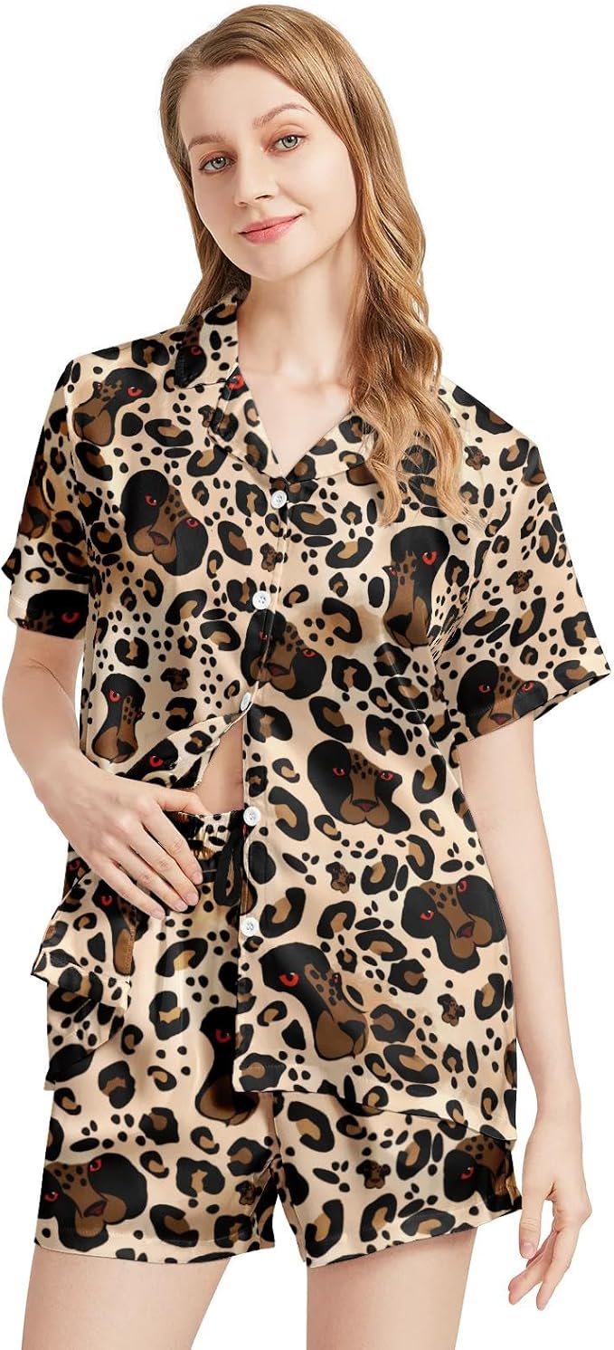 Women's Pajama Set - Short Sleeve - 2 Piece