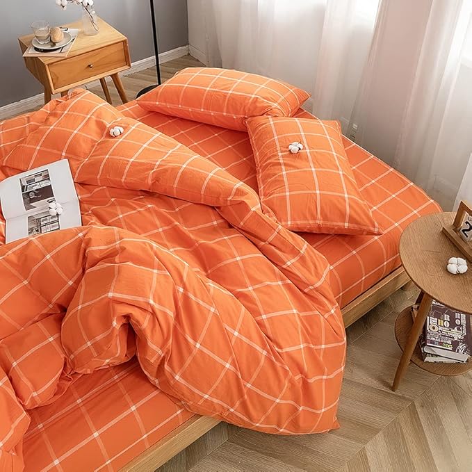 Linen Duvet Cover Set - King - 3 Piece