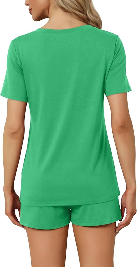 Women's Pajama Set - Short Sleeve - 2 Piece
