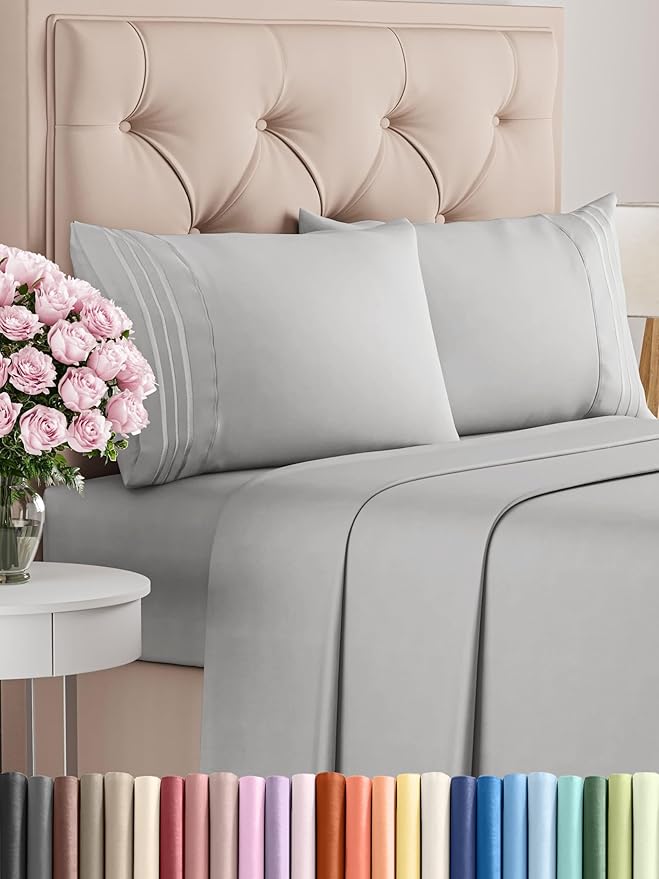 Cooling Bed Sheet Set - King - 4 Piece