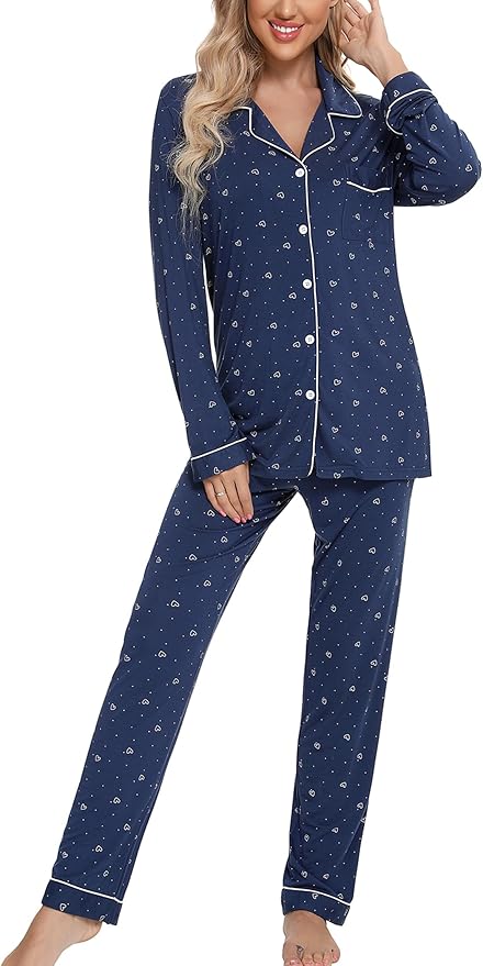 Women's Pants Pajama Set - Long Sleeve - 2 Piece