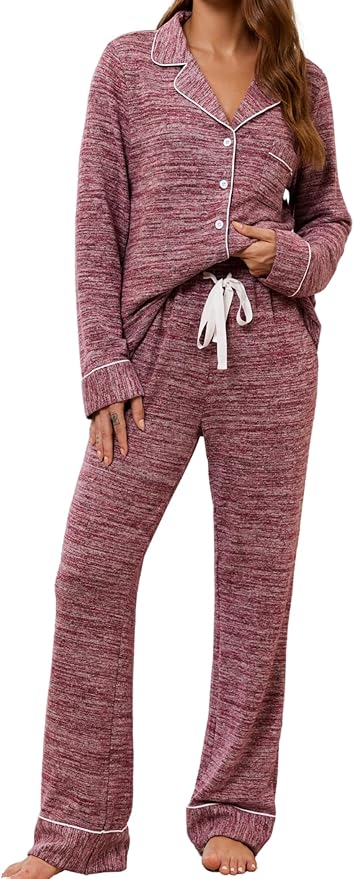 Women's Pants Pajama Set - Long Sleeve - 2 Piece