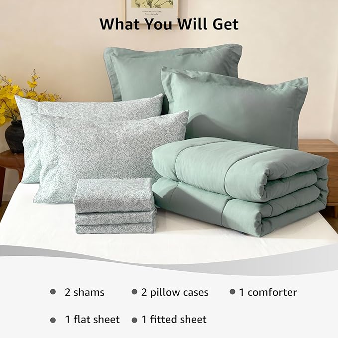 Comforter Set - King - 7 Piece