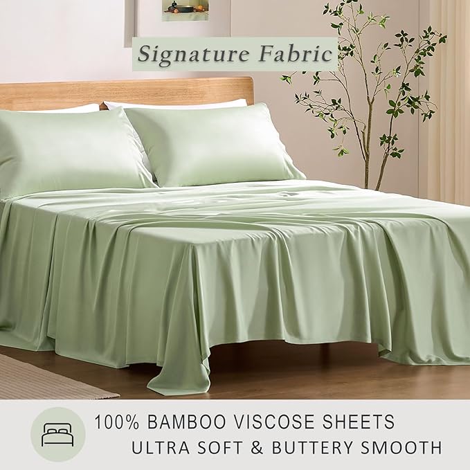 Bamboo Cooling Bed Sheet Set - Twin - 3 Piece