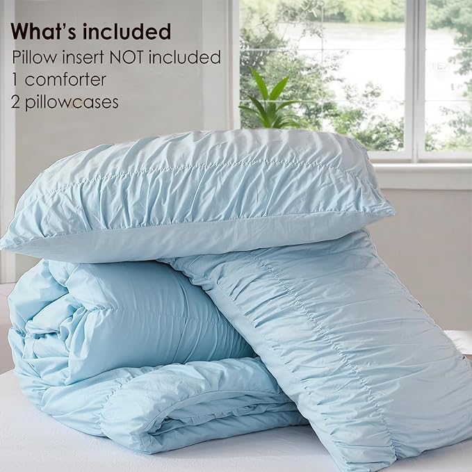 100% Cotton Comforter Set - Queen - 3 Piece
