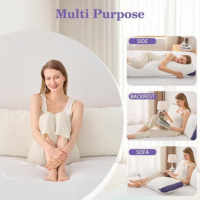 Memory Foam Cooling Bed Pillow - Full
