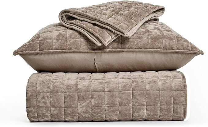 Velvet Quilt Set - Queen